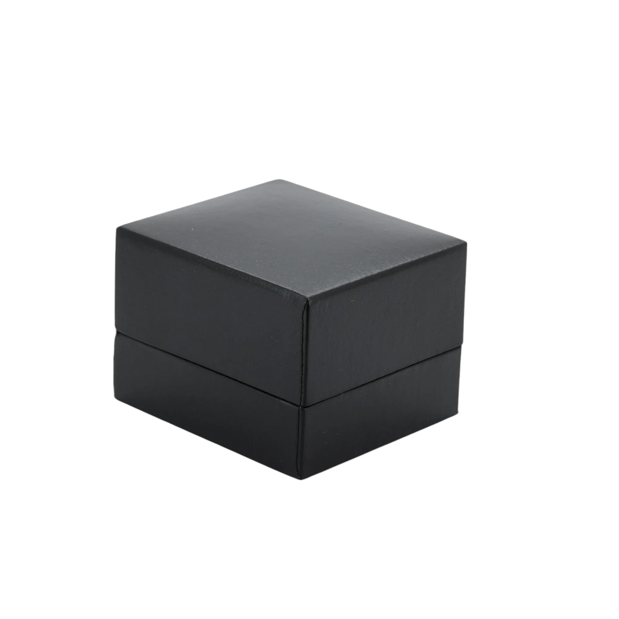 🆕📦 Leatherette Box for Earring / Pendant. Inner Leatherette (Black Outer, White Inner)