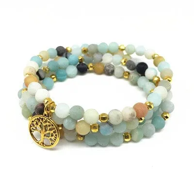 100% Natural Tourmaline Stone Beads Luck Bracelets