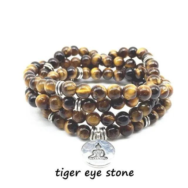 100% Natural Tourmaline Stone Beads Luck Bracelets