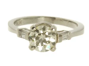 1.22ct Diamond Platinum Engagement Ring