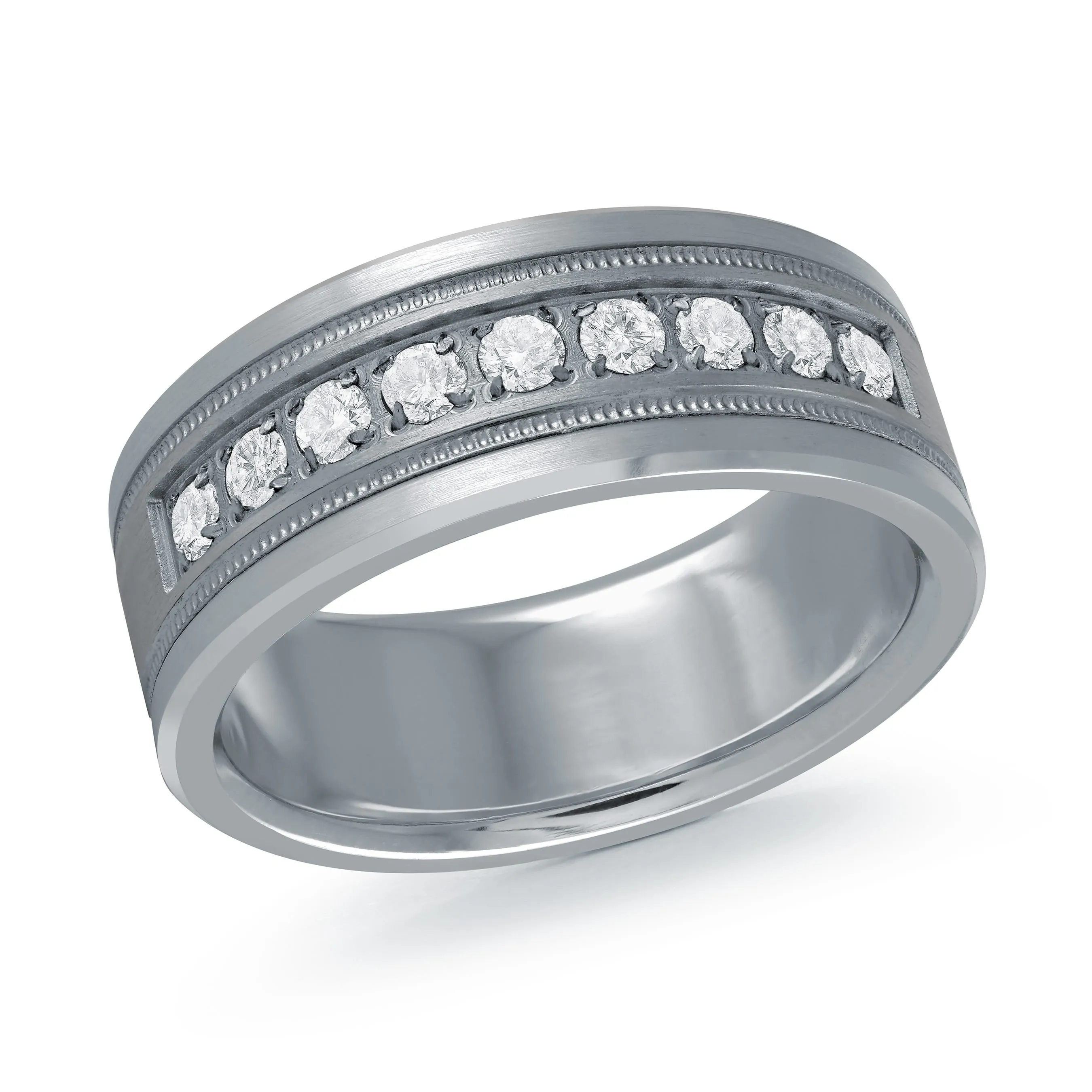 14K White Gold Ring from the Tantalum Collection by Malo - MRDTN-045-8WD