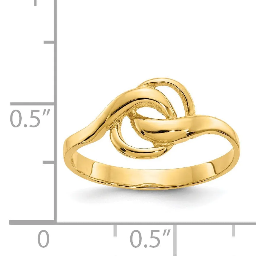 14k Yellow Gold Free Form Ring