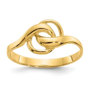 14k Yellow Gold Free Form Ring