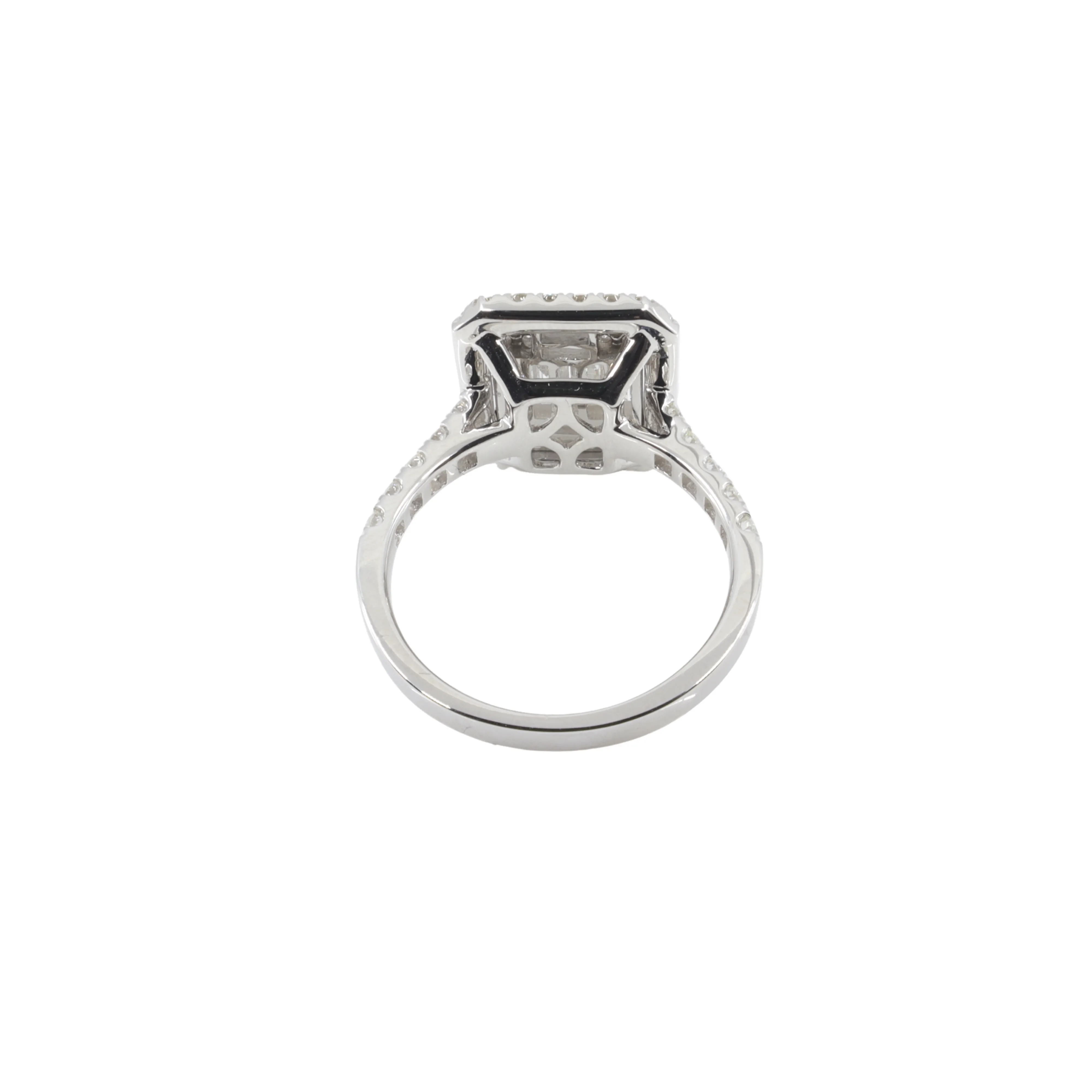 18K White Gold Tdw. 1.52ct Diamond Ring - 20756871