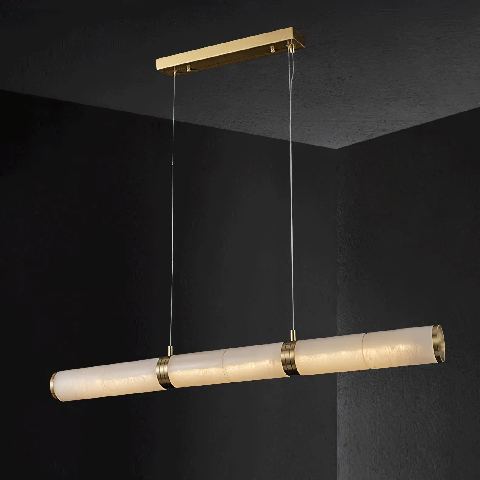 Alabaster Beam Pendant Light