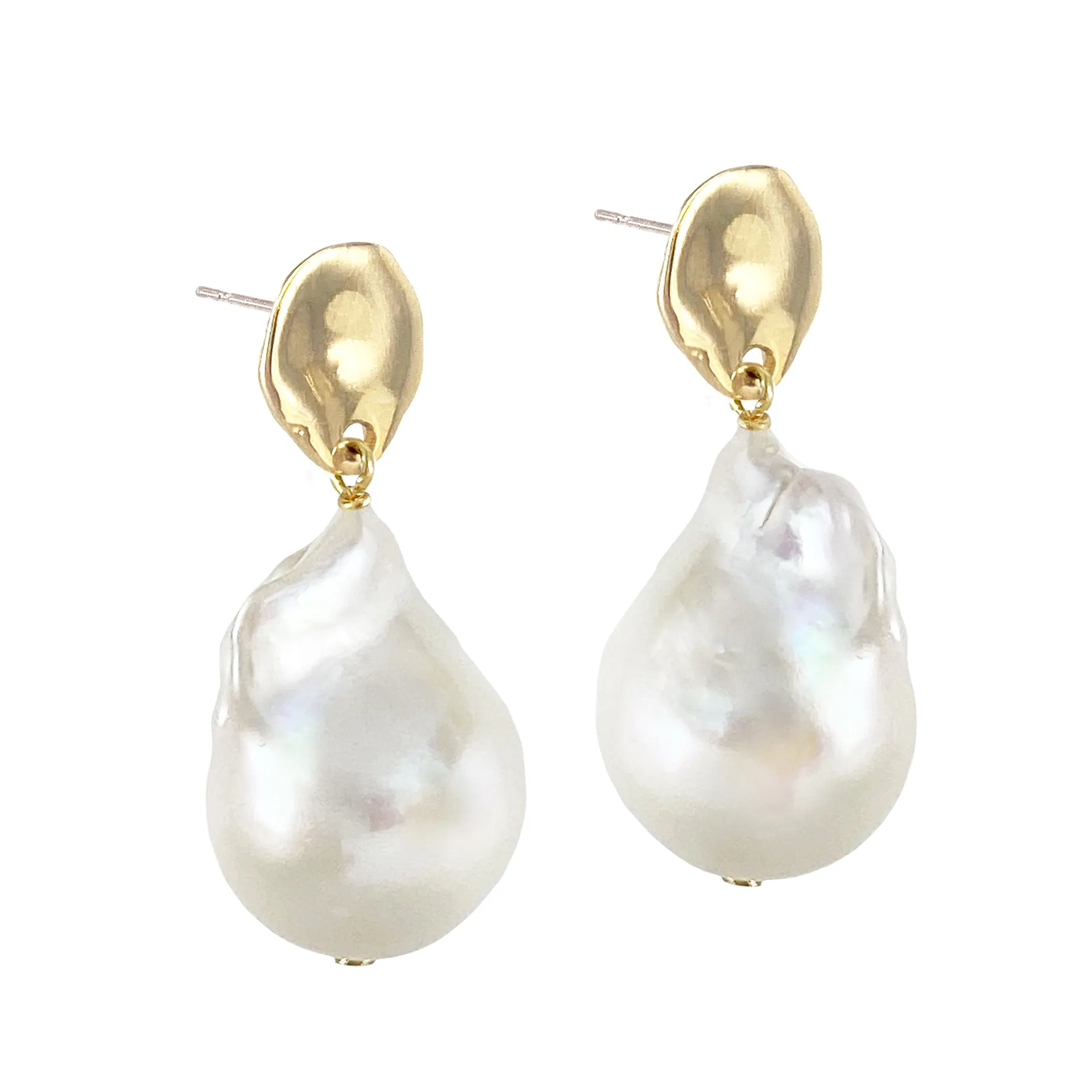 Arden Pearl Studs - Gold