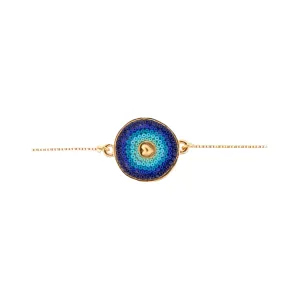 Blue Love Chain Bracelet