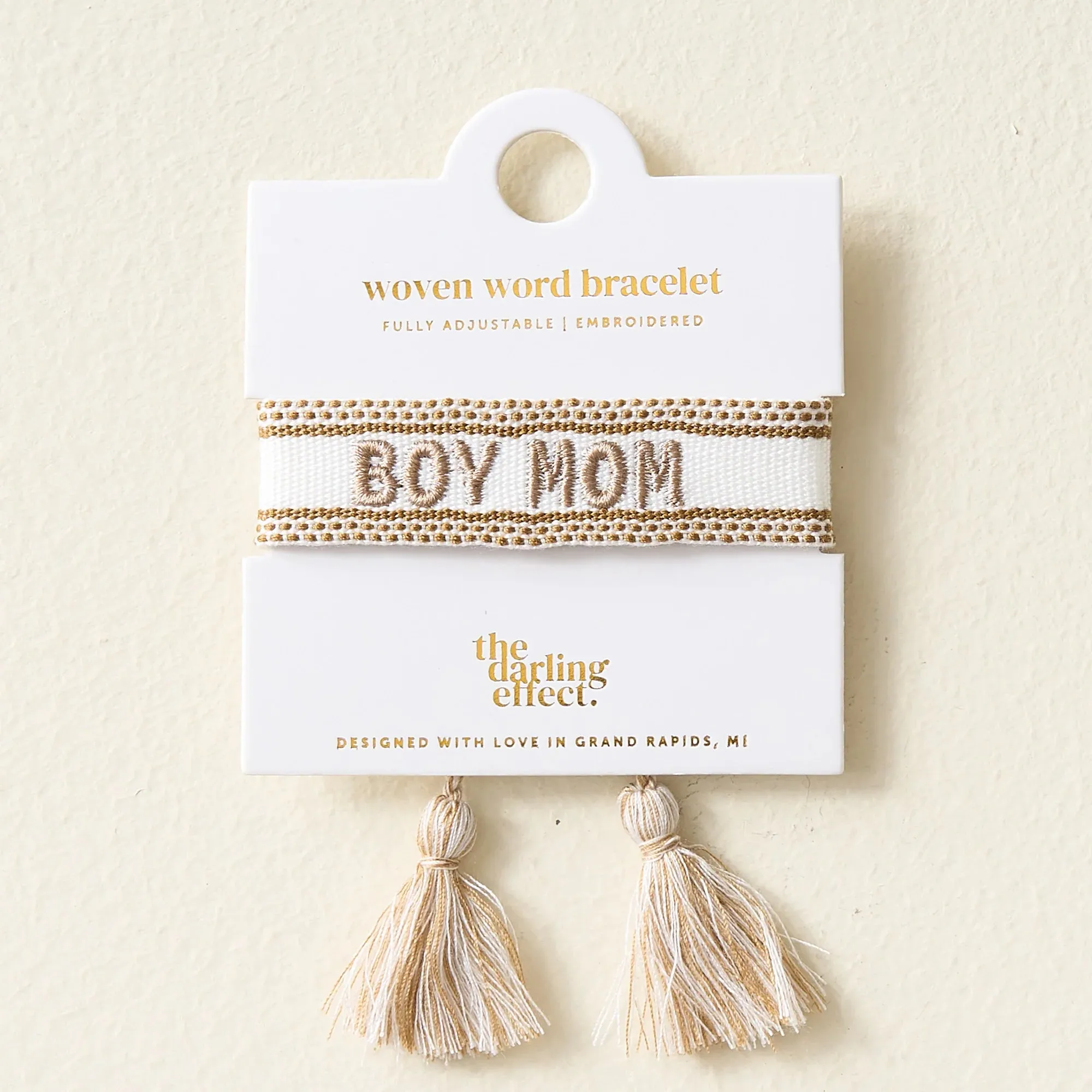 Boy Mom Woven Bracelet