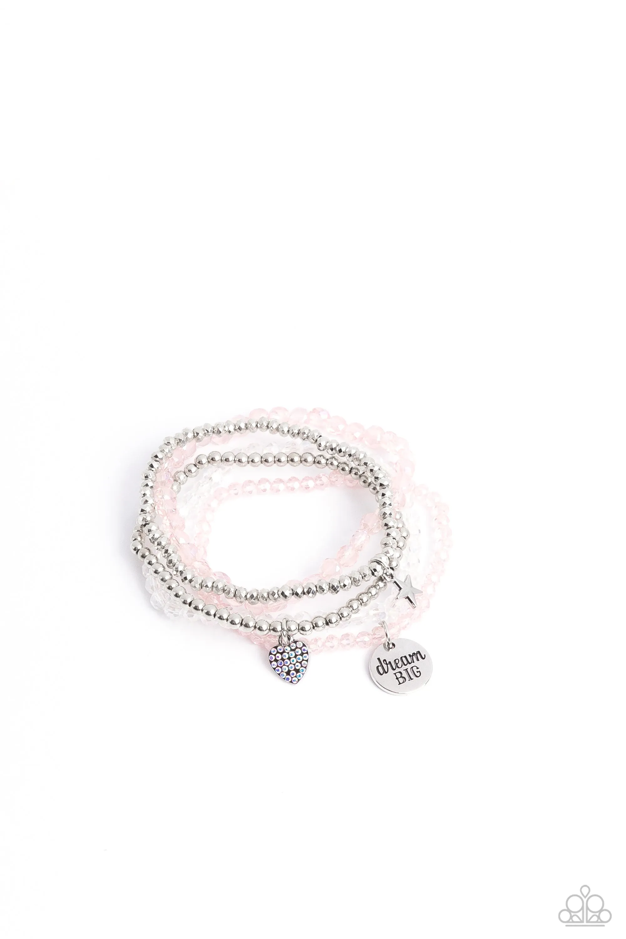 Bracelets Teenage DREAMER - Pink Inspirational B2194