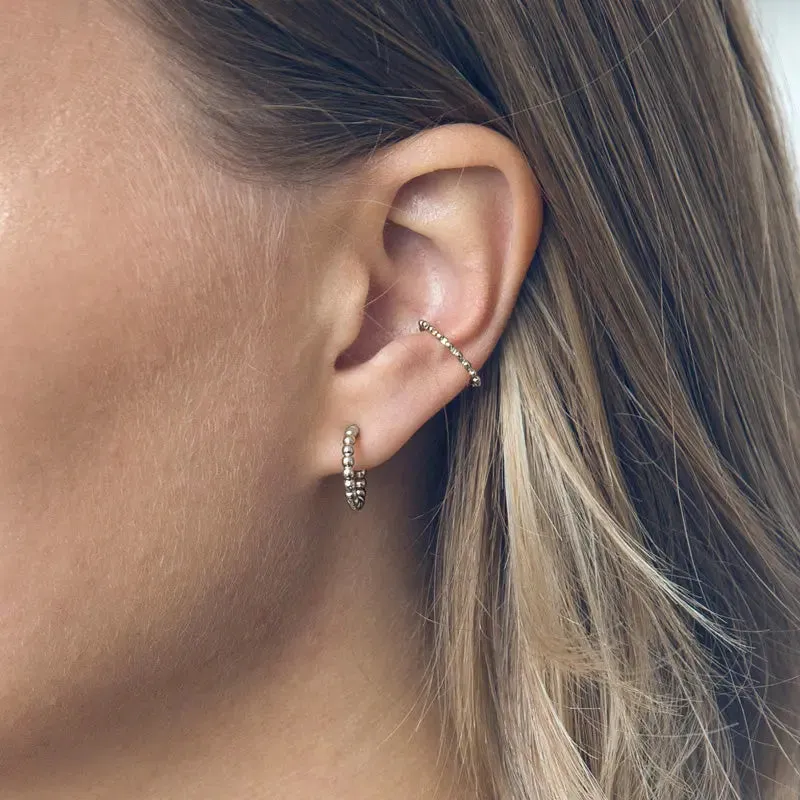 Bubble Earring and Ear Cuff