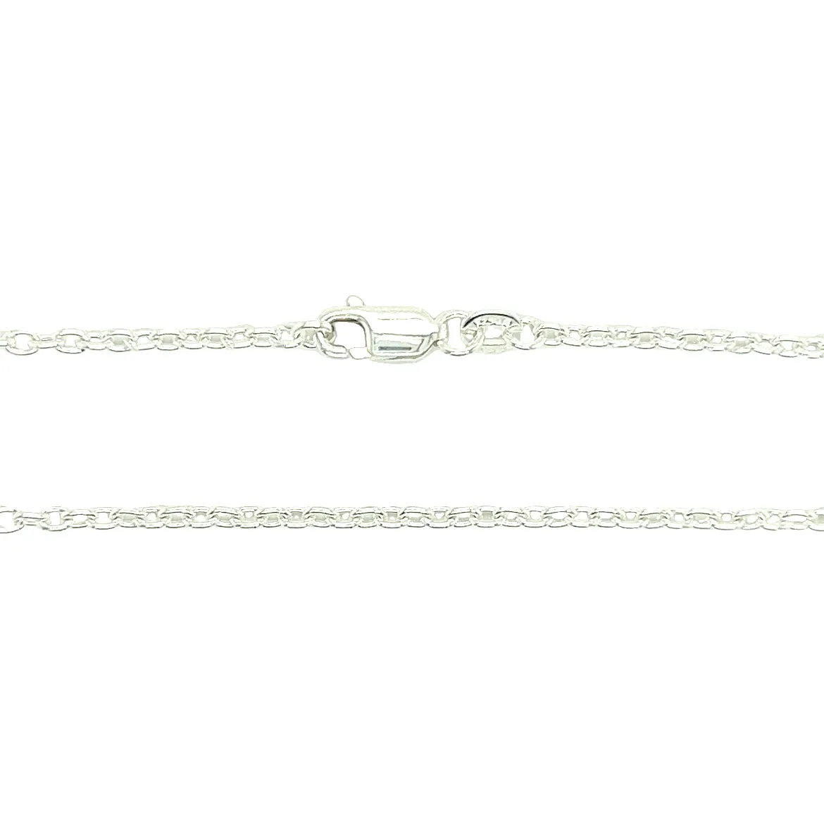 Cable Chain 2.25mm with 24in of Length in Sterling Silver