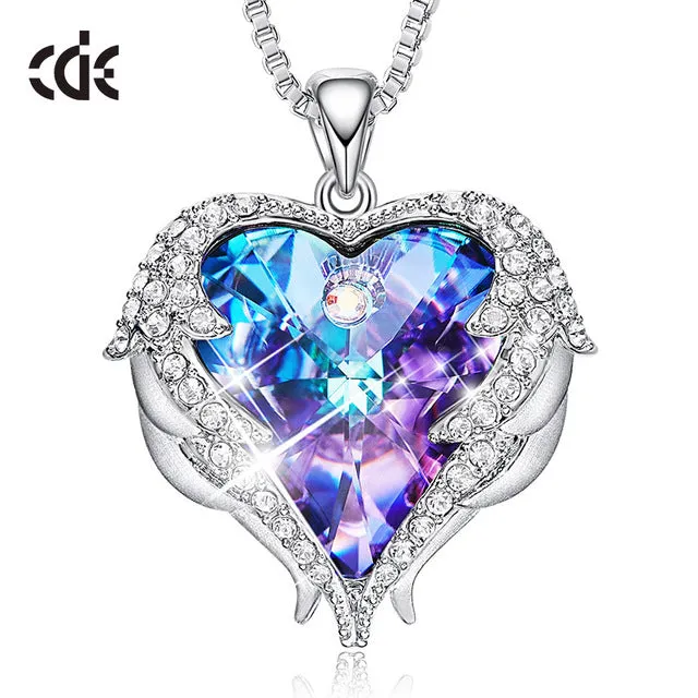 CDE Angel Wing Heart Necklaces  Christmas GIFTS