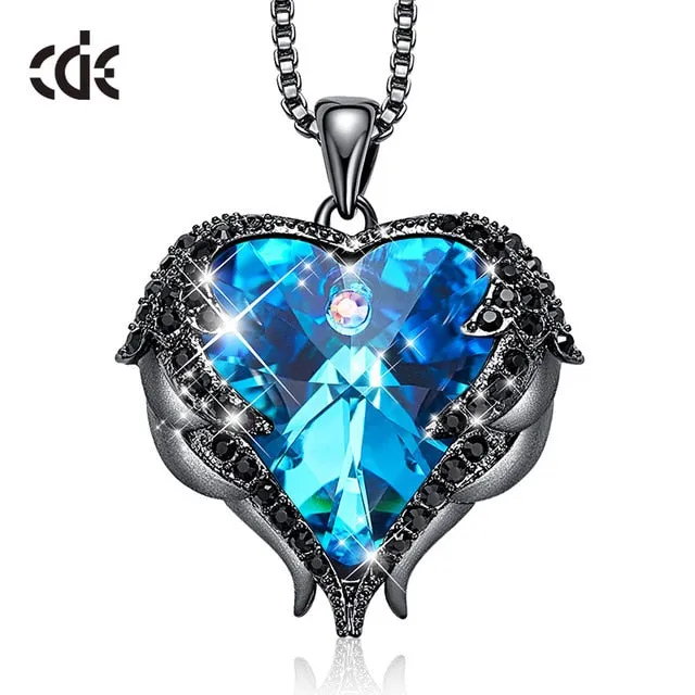 CDE Angel Wing Heart Necklaces  Christmas GIFTS