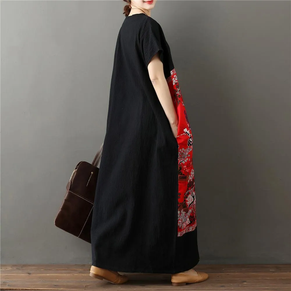 Chinese Art Maxi Dress