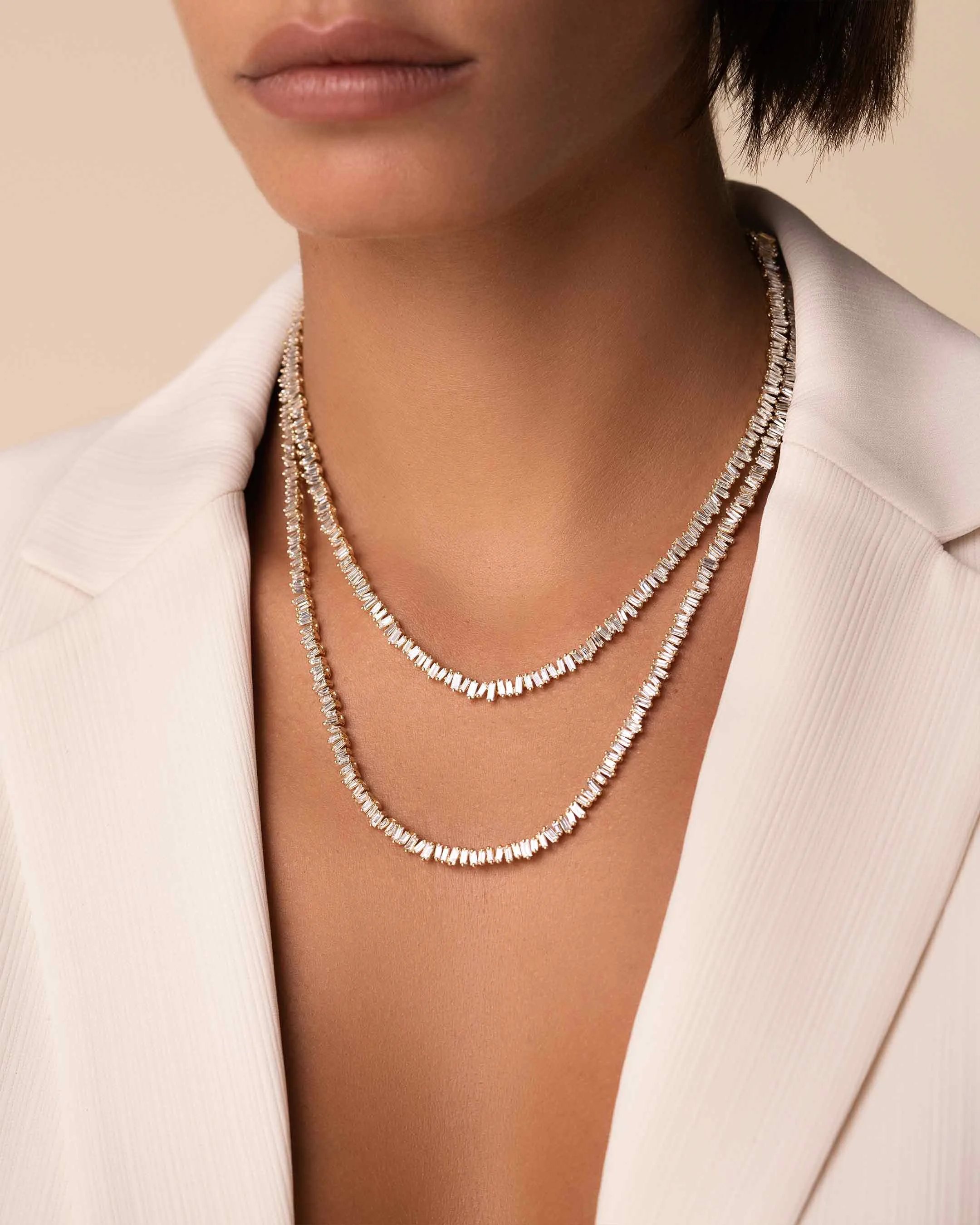 Classic Diamond 36" Inch Tennis Necklace