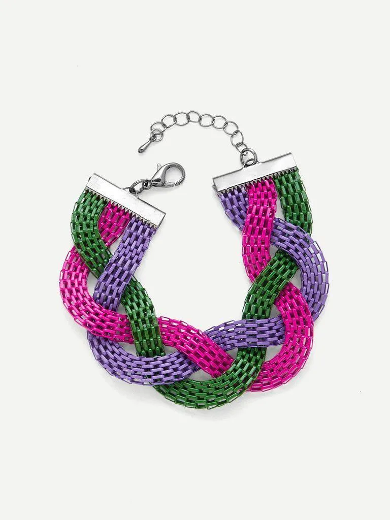 Color Block Twist Bracelet