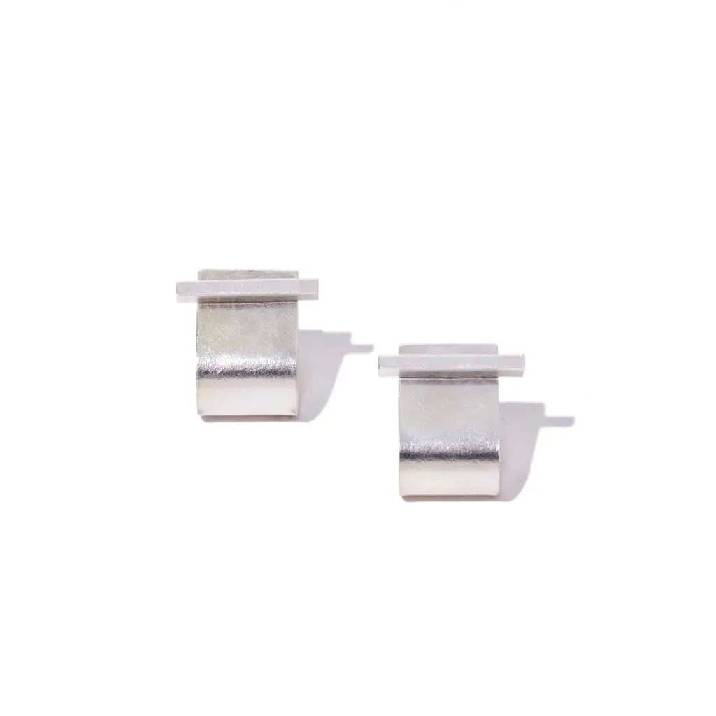 Dash Huggie Earrings - Sterling Silver