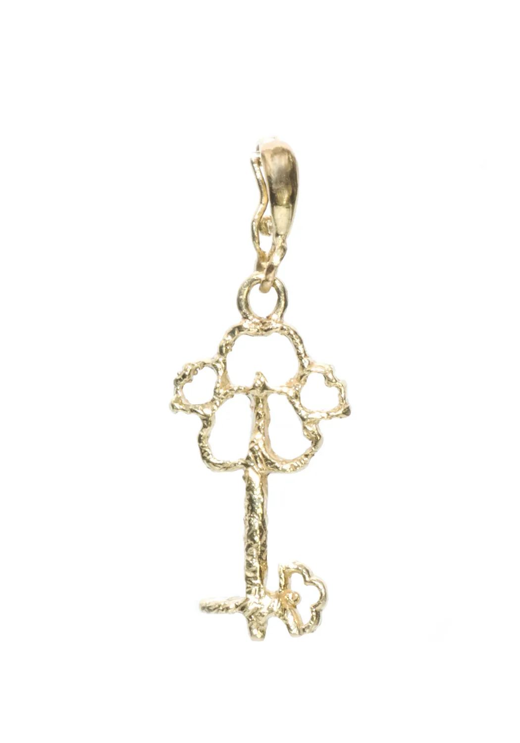 Dominique Cohen 18KYG Petite Floral Key Enhancer Pendant