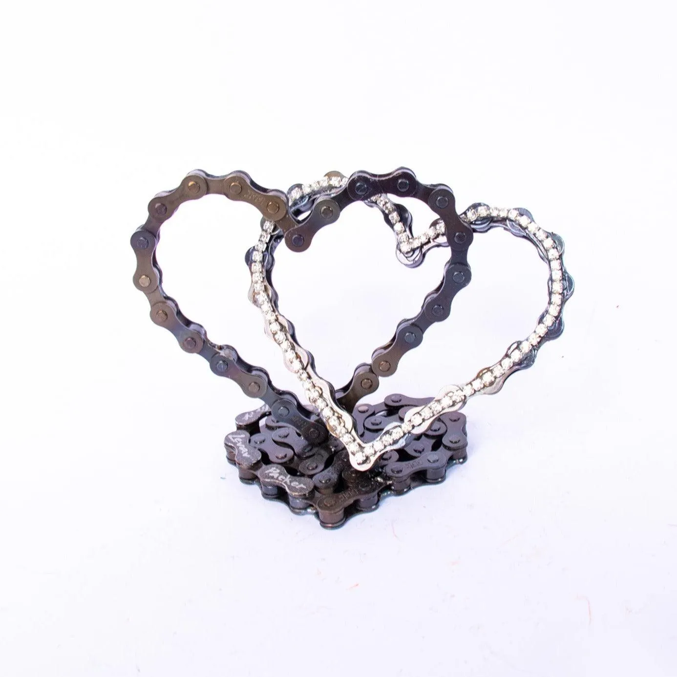 Double Heart Sculpture