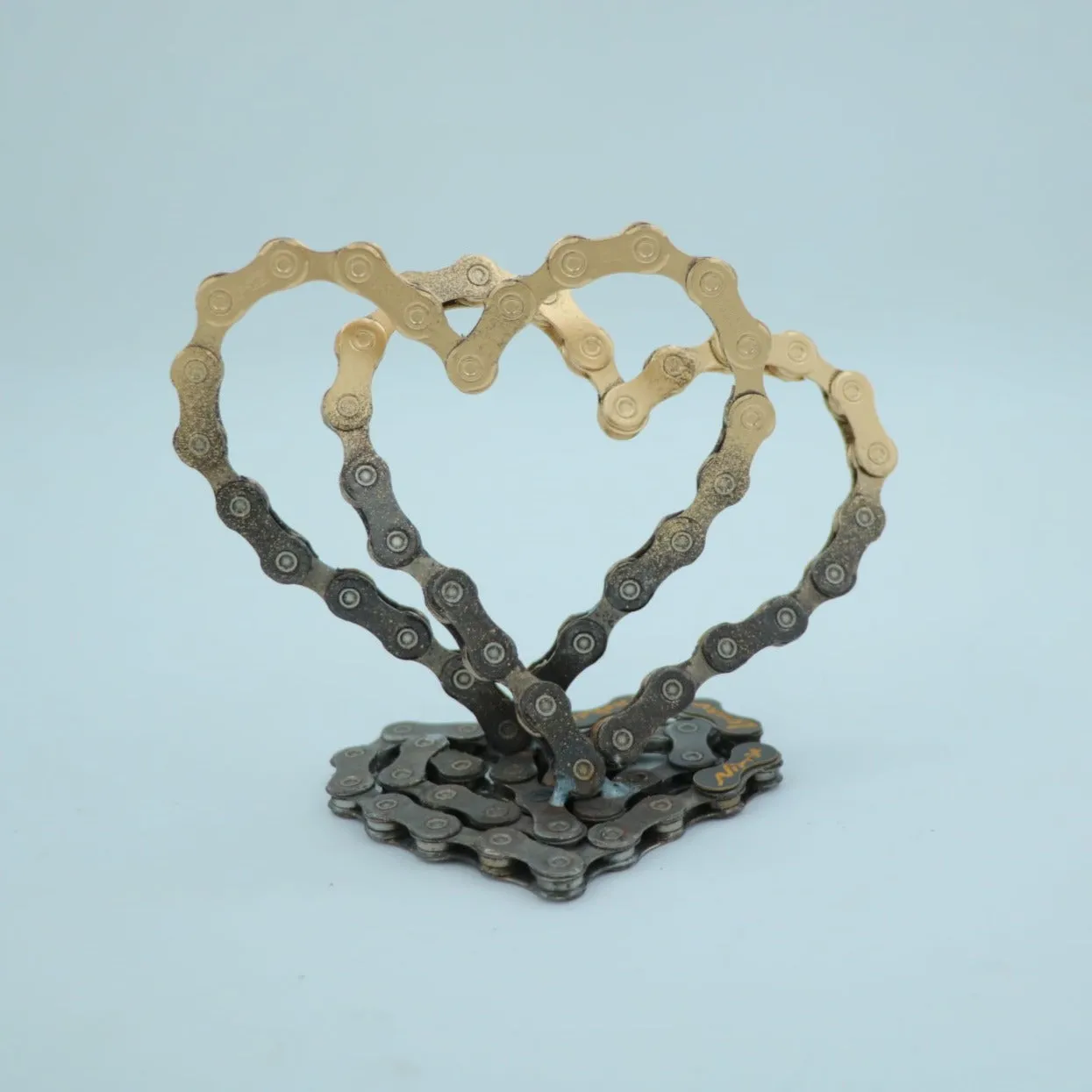 Double Heart Sculpture