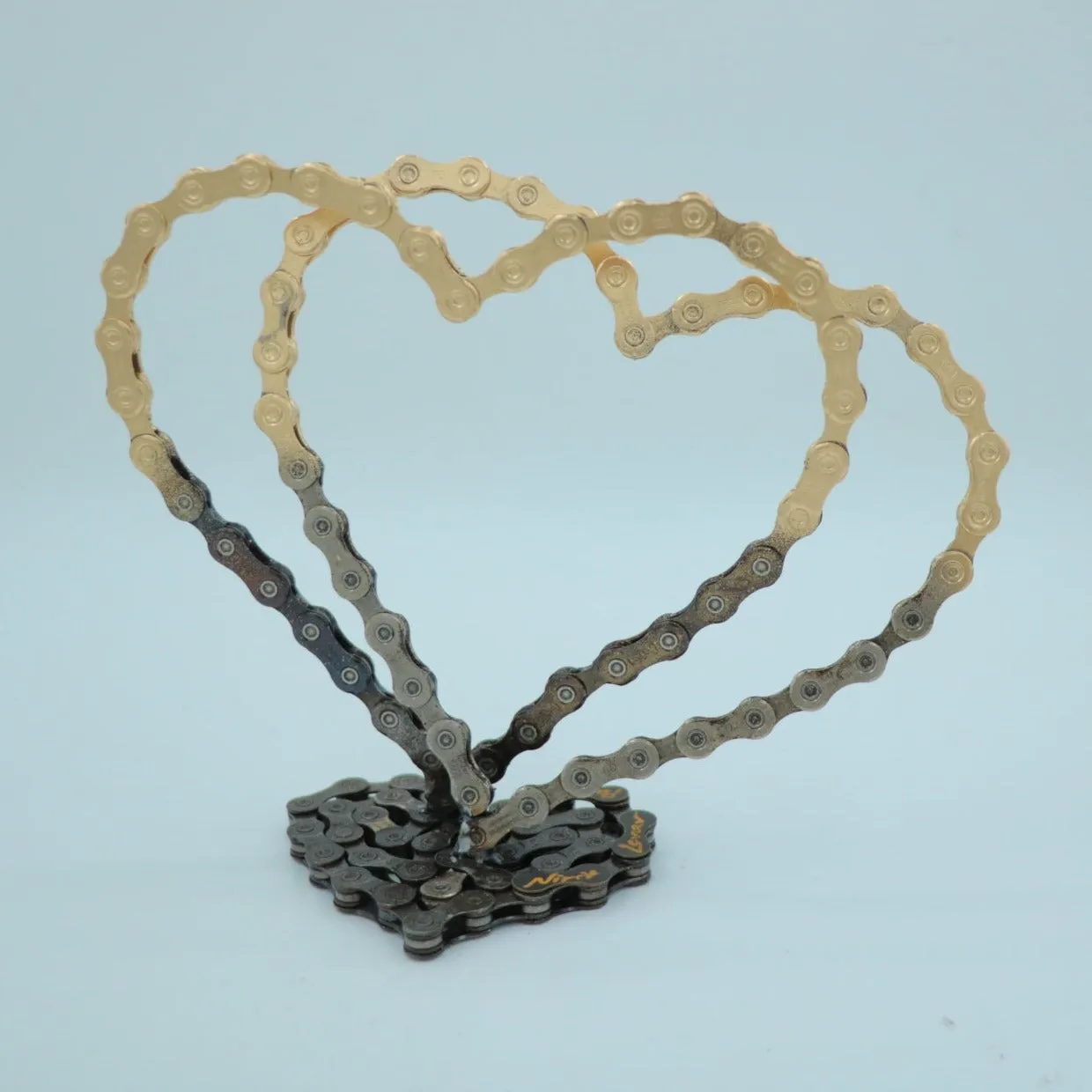 Double Heart Sculpture