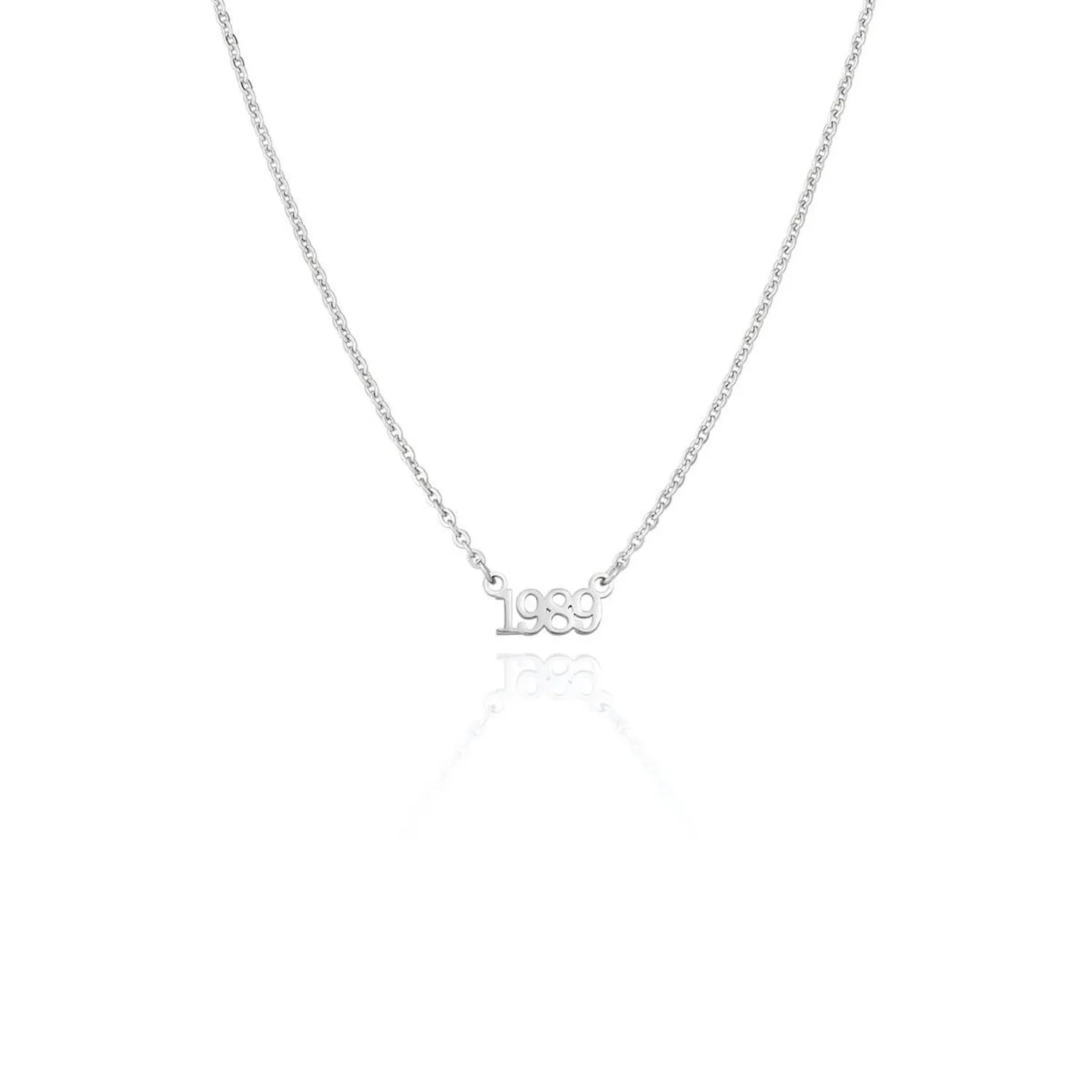 Editorial Date Necklace (Silver)