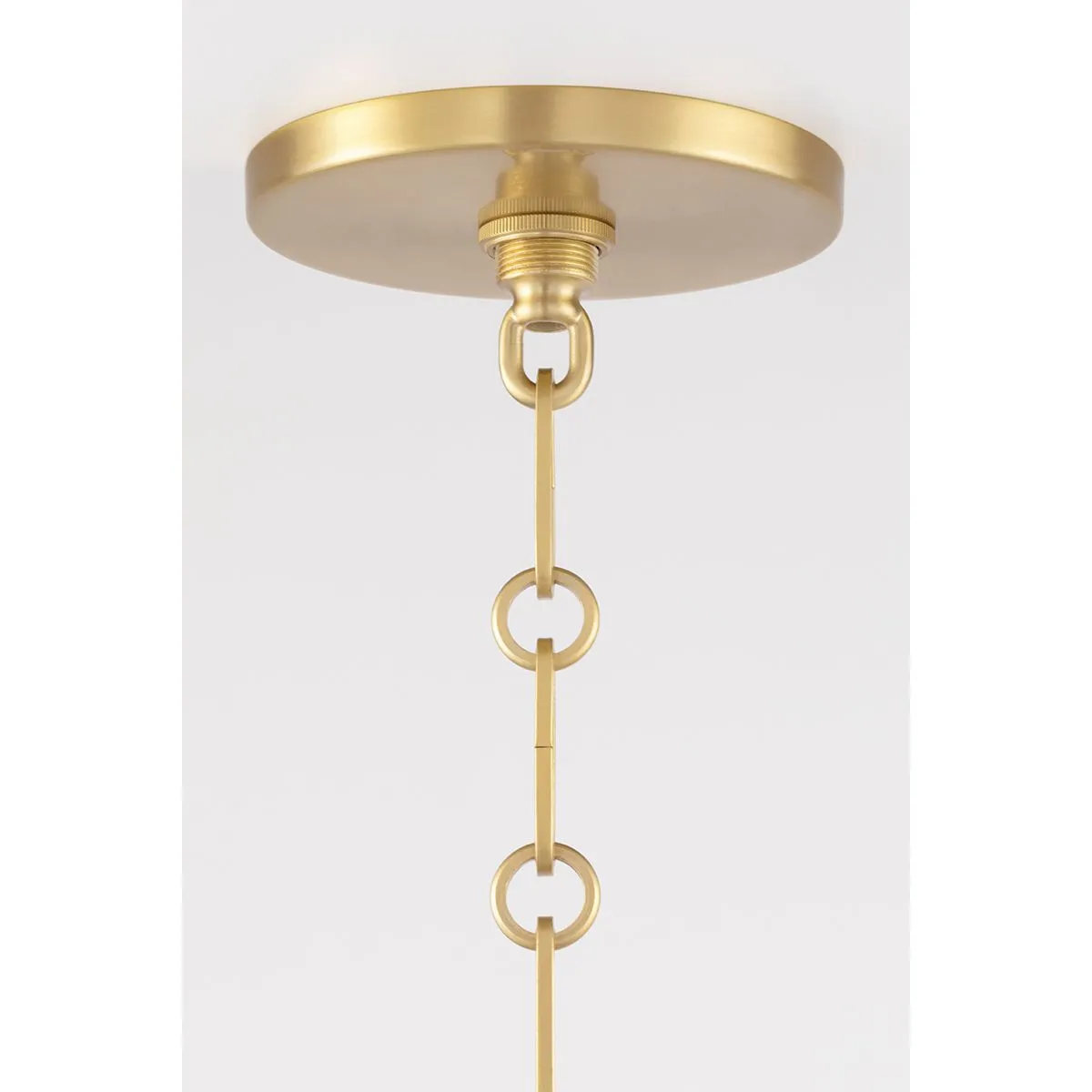 Eldridge 16 in. Cone Pendant Light Brass Finish