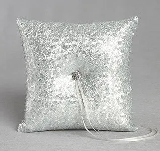 Elsa Matte Sequin Ring Pillow