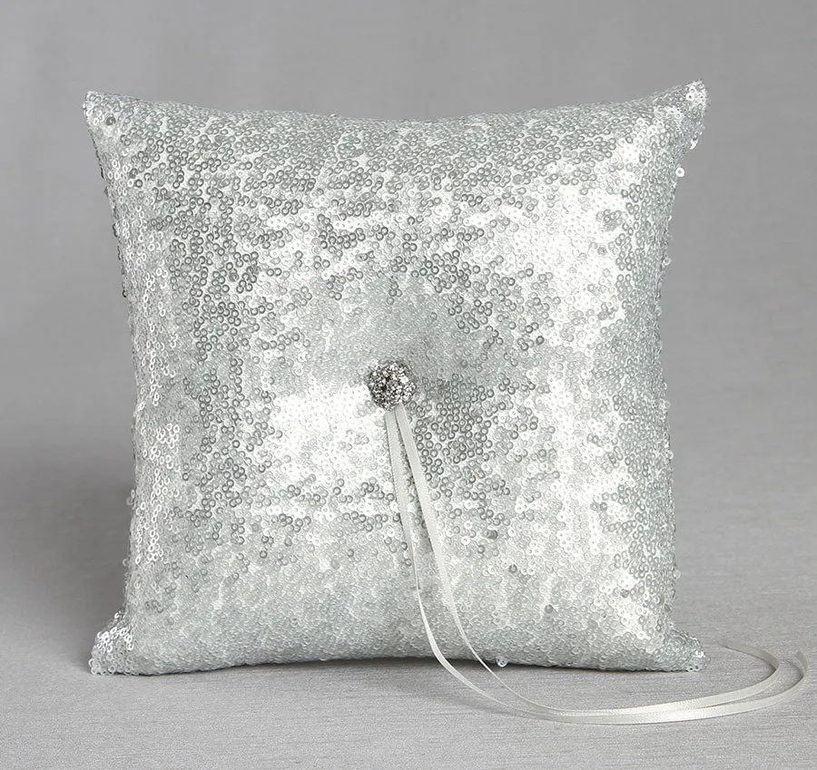 Elsa Matte Sequin Ring Pillow