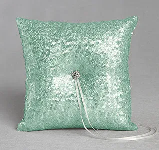 Elsa Matte Sequin Ring Pillow