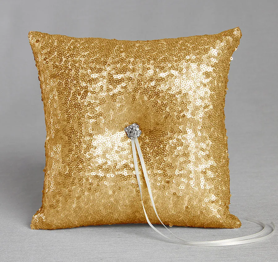 Elsa Matte Sequin Ring Pillow