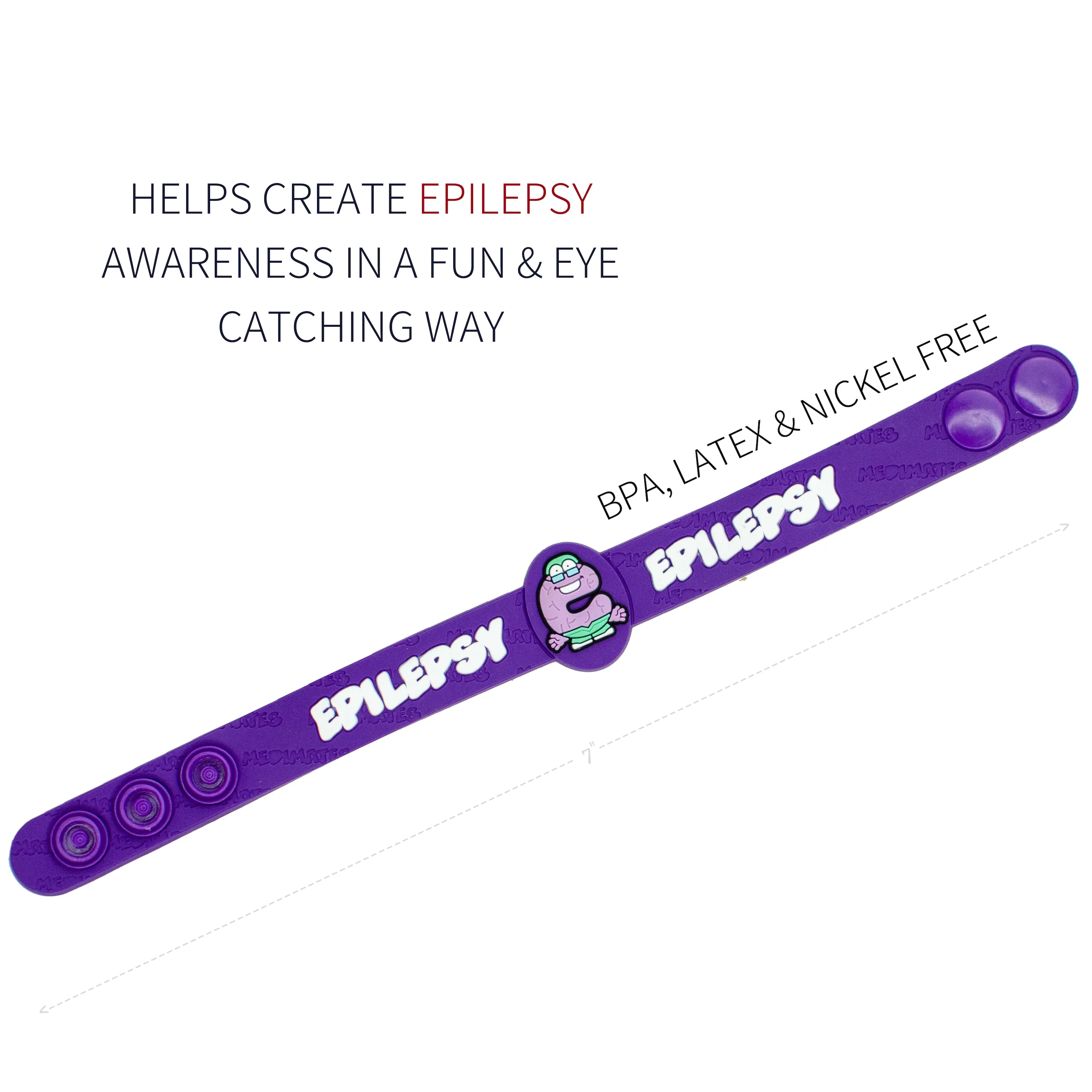 Epilepsy Bracelet (2 pack)