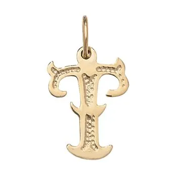 Gothic Initial Pendant