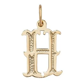 Gothic Initial Pendant