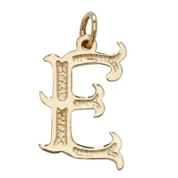 Gothic Initial Pendant