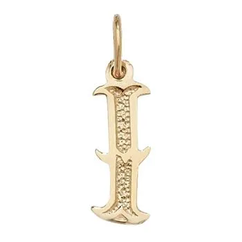 Gothic Initial Pendant