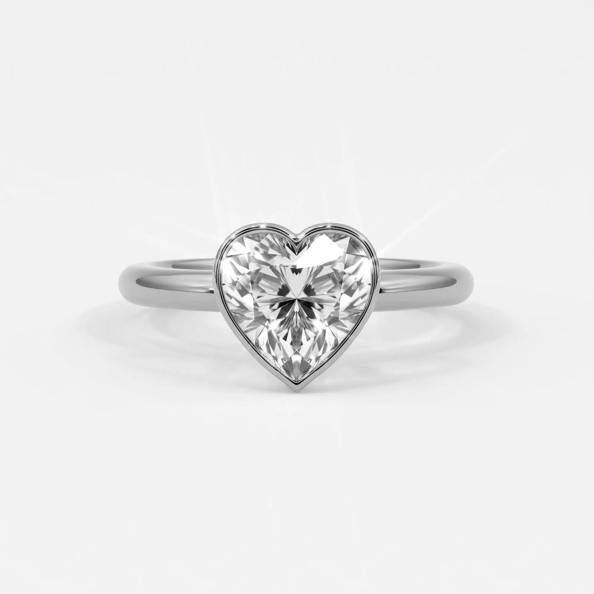 Heart Shaped Diamond Engagement Rings