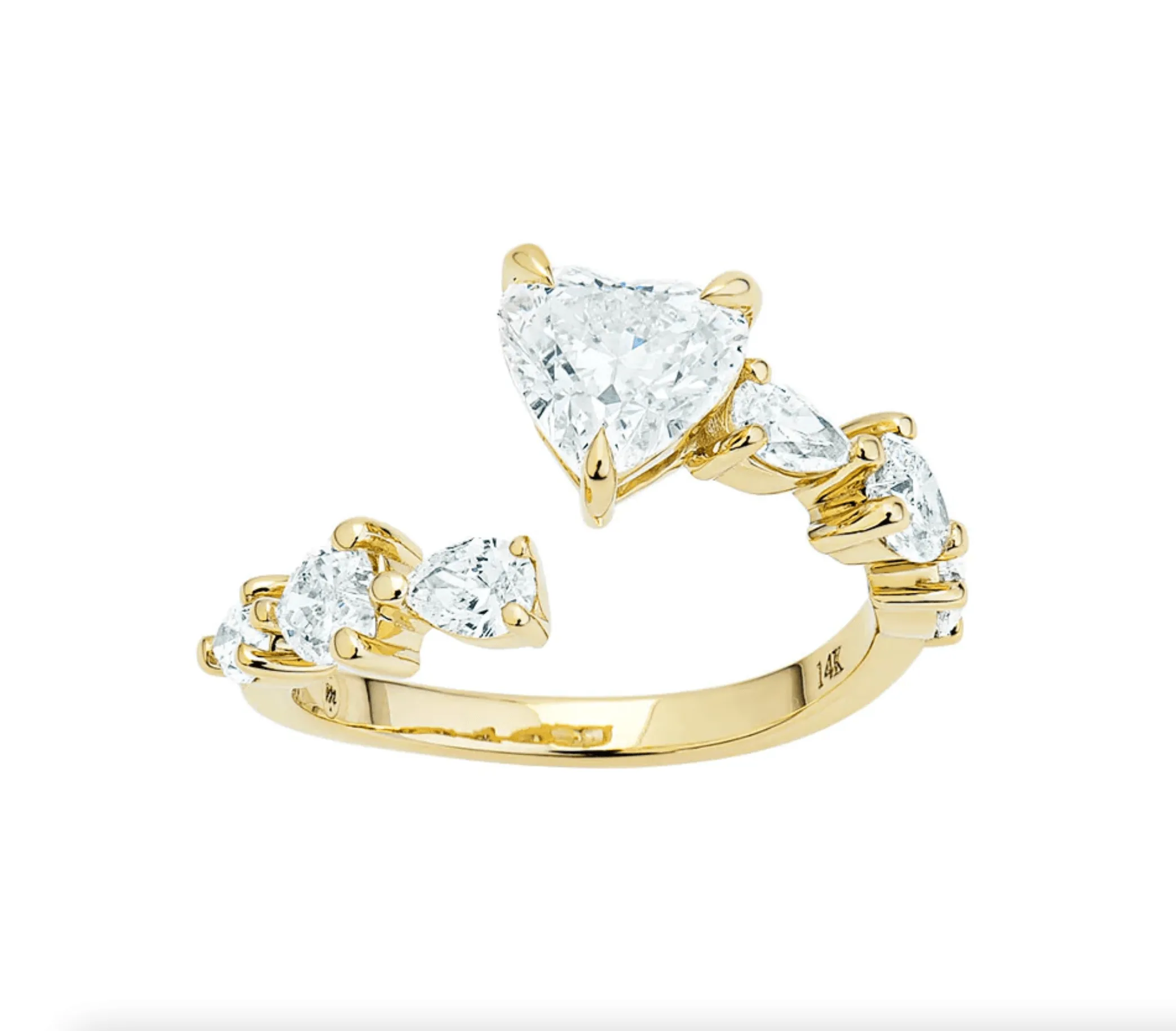 Heart Shaped Diamond Engagement Rings