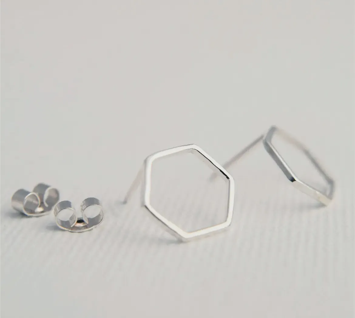 Hexagon Studs