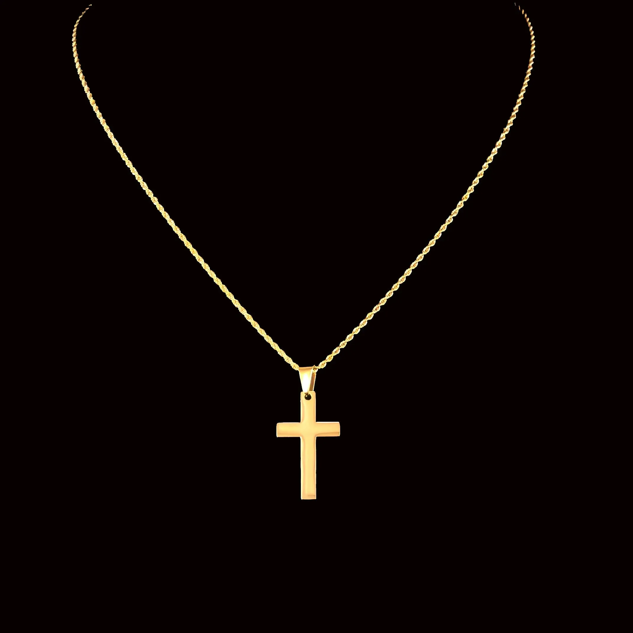 Isareal Crucifix Pendant with Chain Necklace