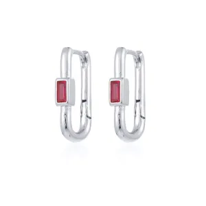 Just Lil Things Red Drop Earrings JLT12660