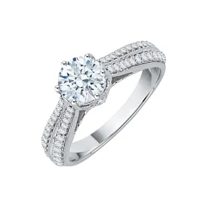 KATARINA 1 1/3 cttw Diamond Engagement Ring