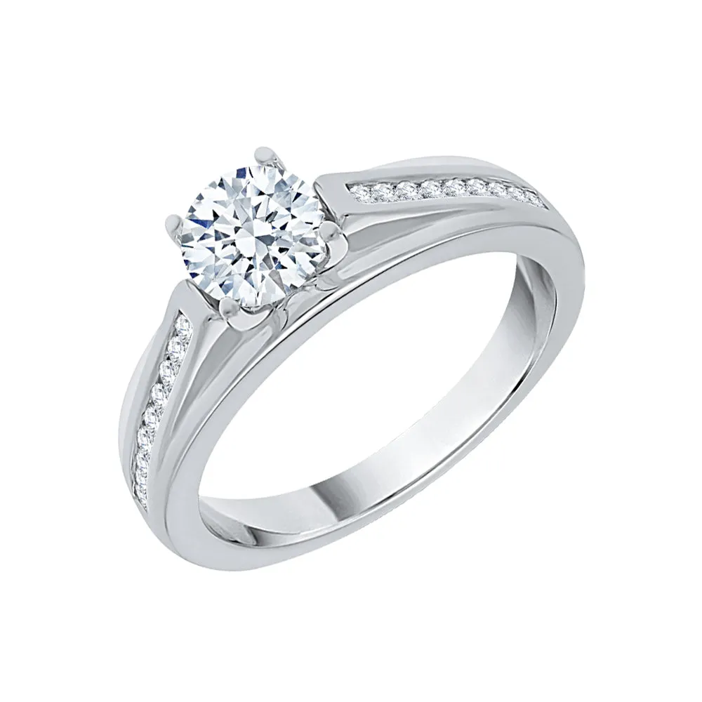 KATARINA 7/8 cttw Prong Set Solitaire Diamond Engagement Ring