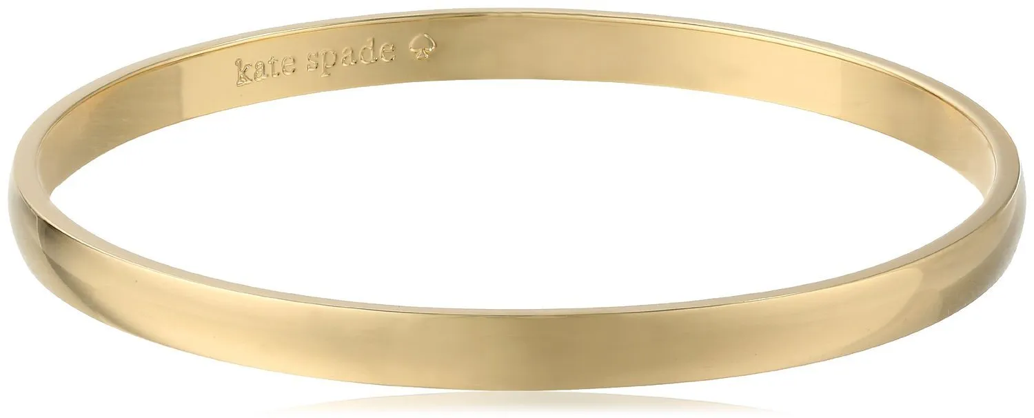 kate spade new york Idiom Collection "Heart of Gold" Bangle Bracelet, 7.75"