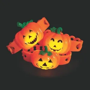 LED Pumpkin Light-Up Bracelets