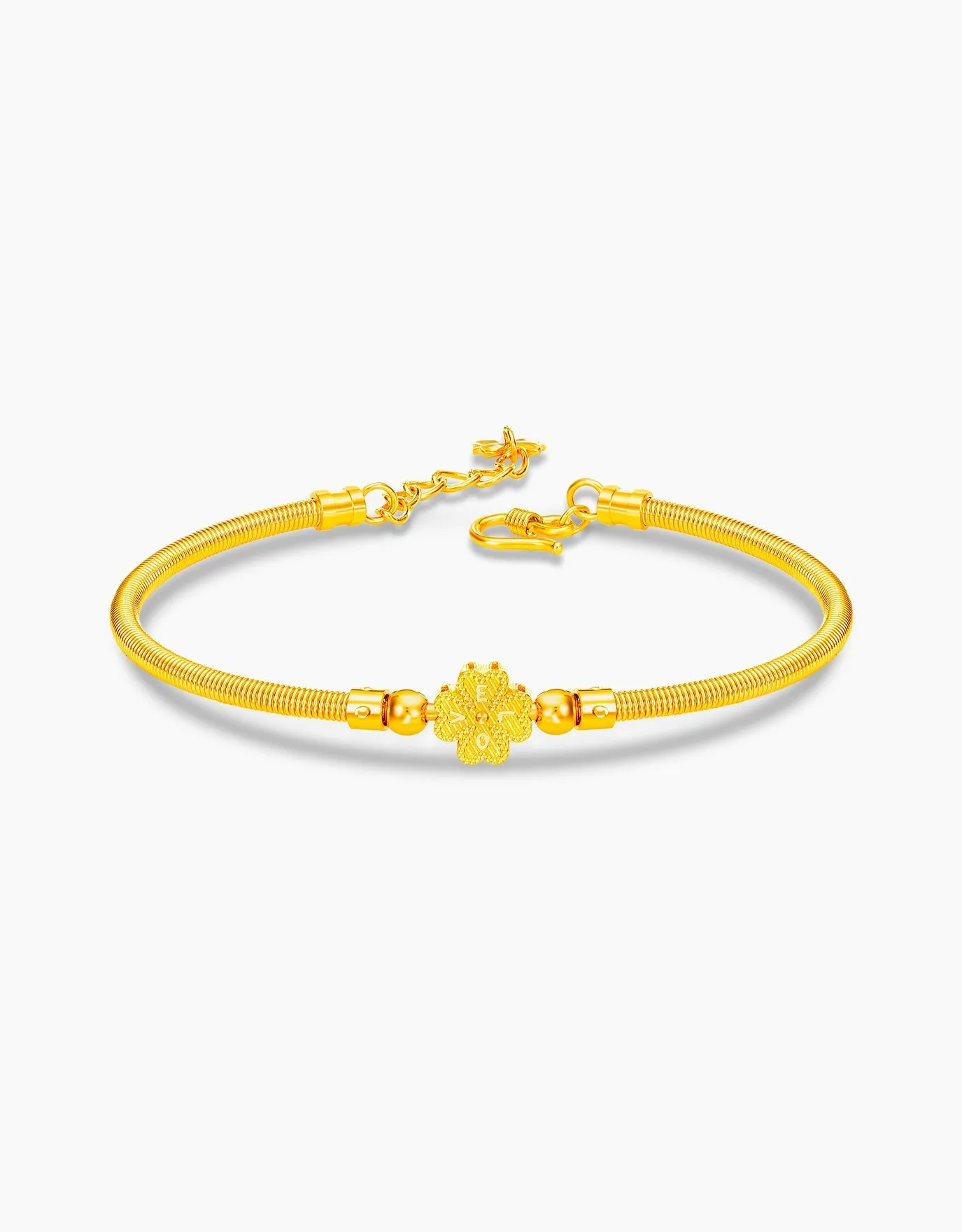 LVC 9IN Evangeline 999 Gold Bracelet