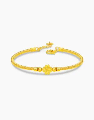 LVC 9IN Evangeline 999 Gold Bracelet