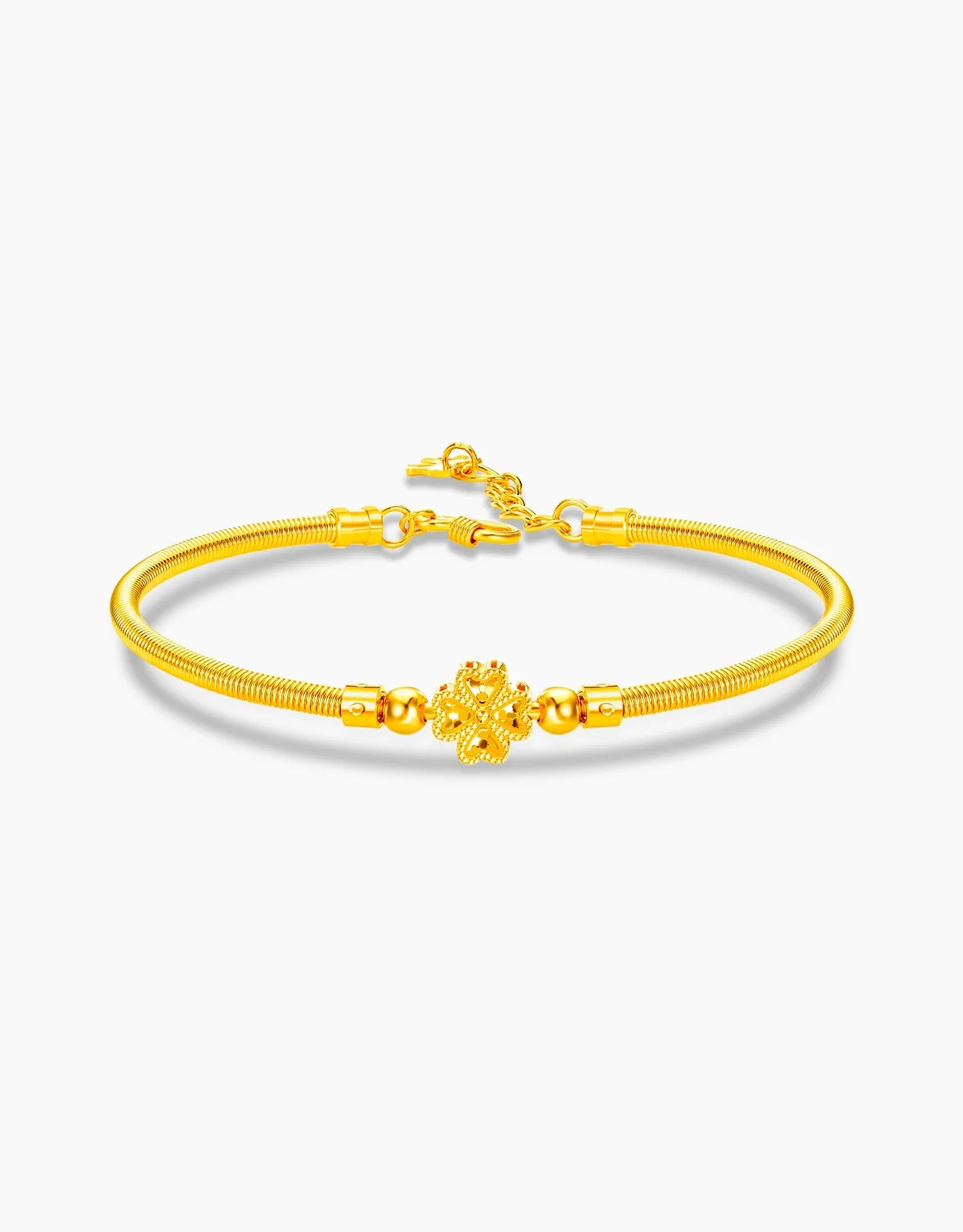 LVC 9IN Evangeline 999 Gold Bracelet