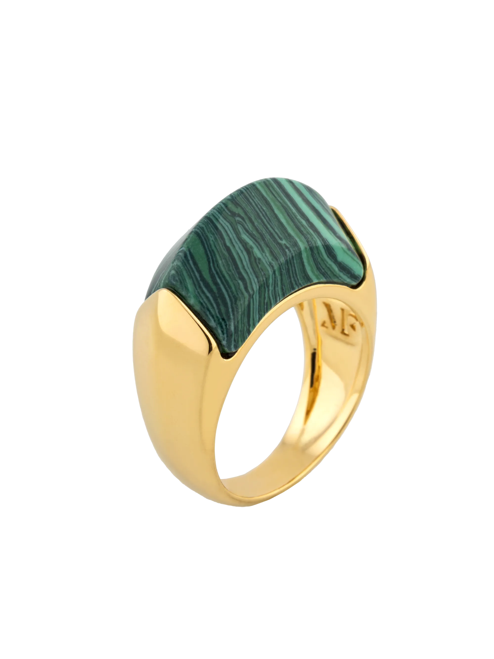 Malachite Tempo Ring