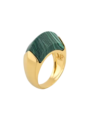 Malachite Tempo Ring